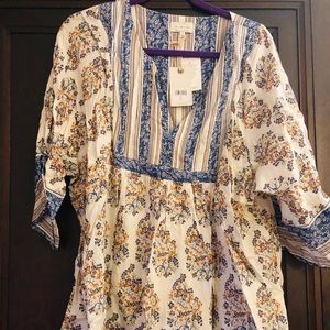 Lucky brand lightweight blouse